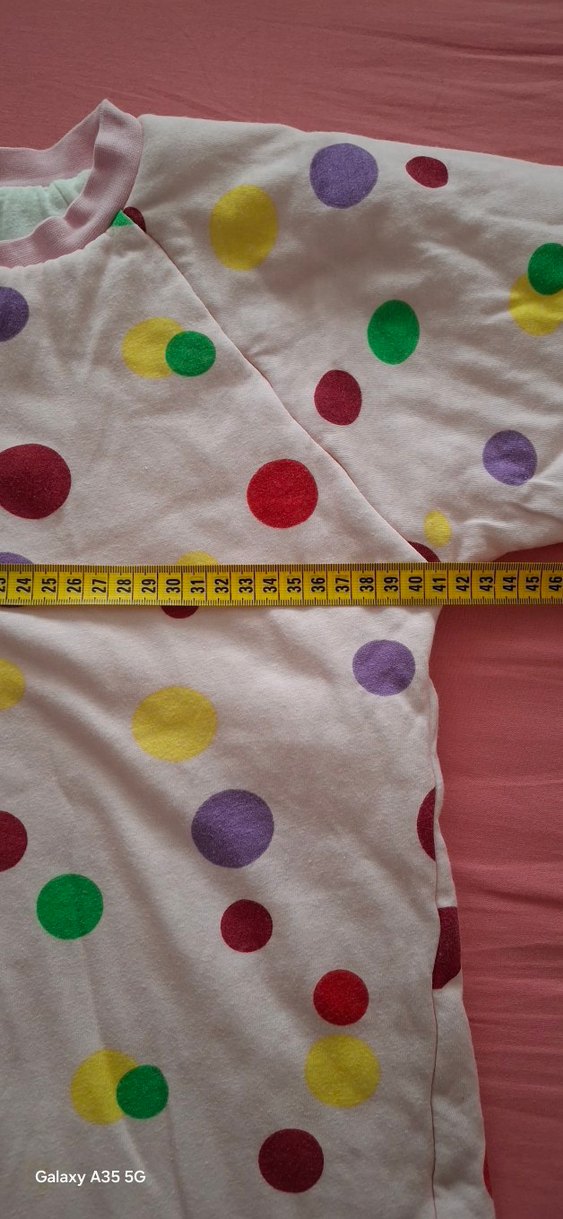 Renkli Puantiyeli Bebek Uyku Tulumu - Görsel 5