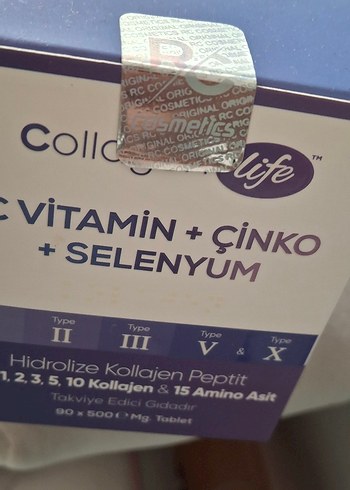 C Vitamini, Çinko ve Selenyum İçeren Kollajen Peptit - Görsel 3