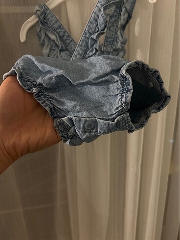 6 Ay Beden mavi Renk H&M hafif ince jean 0 organic pamuk kumaş