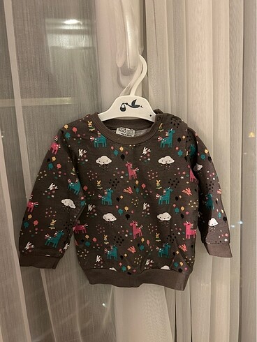 Yazlık ince desenli sweat