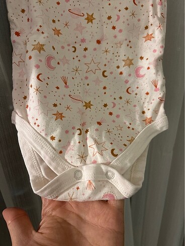 HelloBaby Astroloji desenli pamuklu sıfır kol zıbın