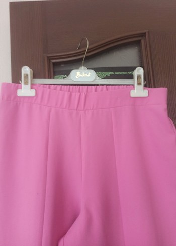 40 Beden Pembe Kadın Kumaş Pantolon