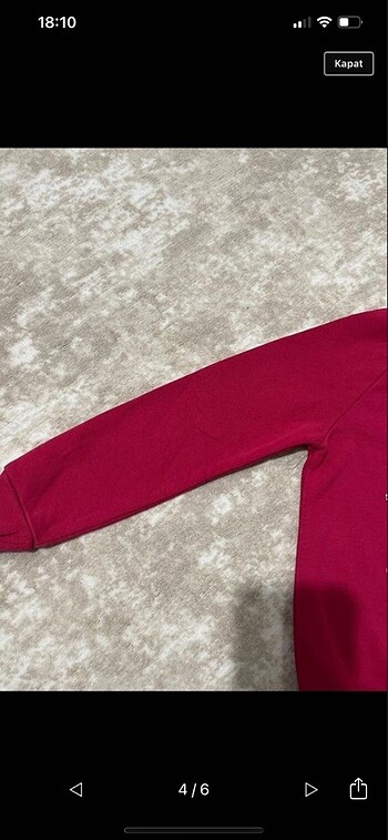 4 Yaş Beden kırmızı Renk Lcw kız çocuk sweatshirt