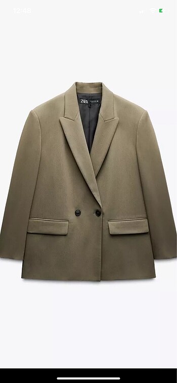 Zara Kruvaze Blazer Ceket