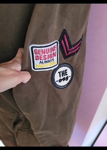 Zara Basic Z1975 Denim Vintage Parka - Görsel 3