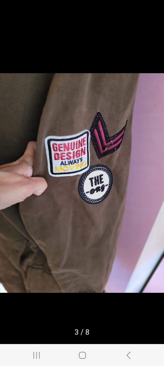 Zara Basic Z1975 Denim Vintage Parka - Görsel 3