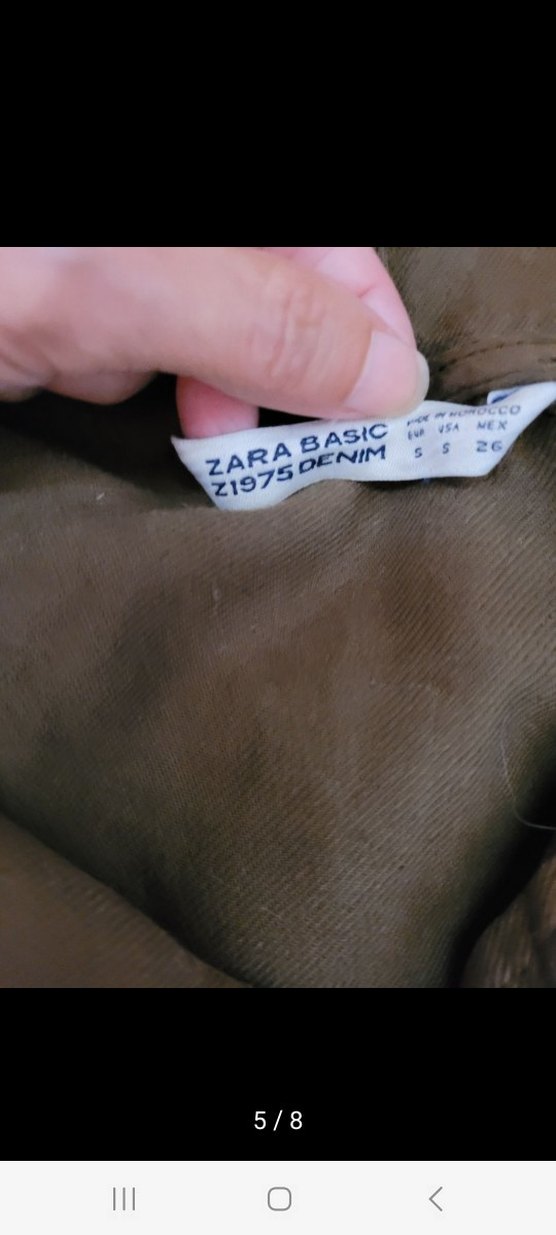 Zara Basic Z1975 Denim Vintage Parka - Görsel 5