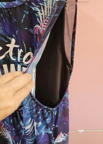 Kadın Mor Baskılı Spor Atlet - Görsel 6