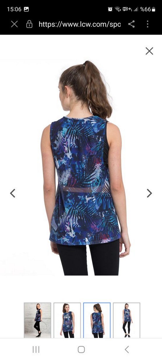 Kadın Mor Baskılı Spor Atlet - Görsel 2