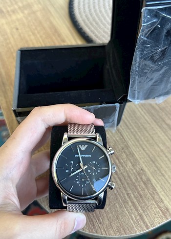 Beden gri Renk Emporio Armani Gri Modern Klasik Erkek Saati