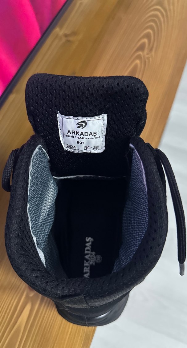 Siyah Bağcıklı Erkek Biker Bot - Görsel 5