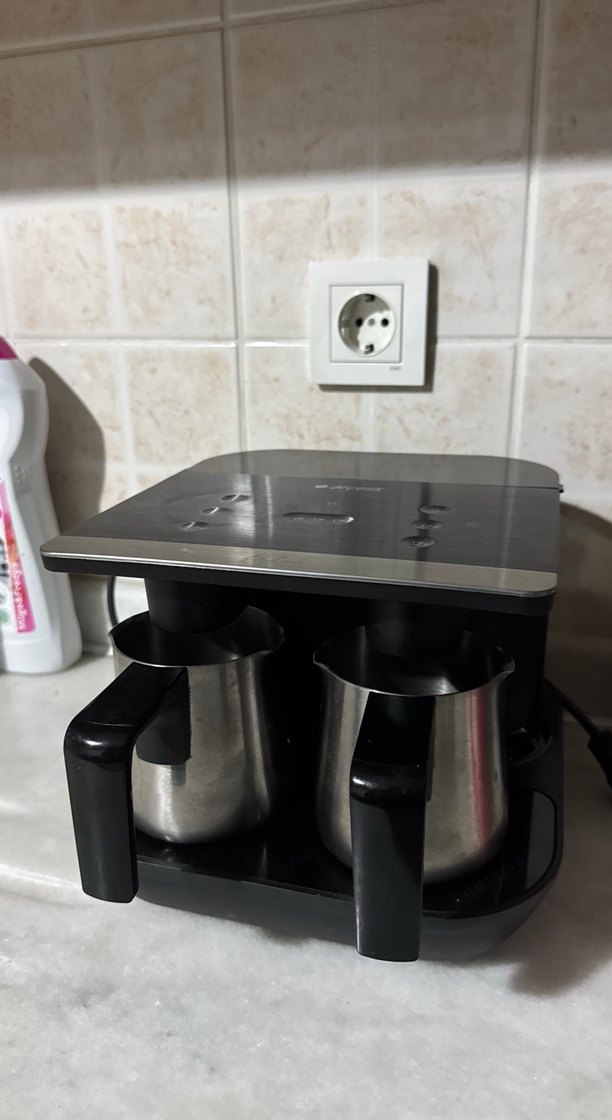 Arçelik Siyah Çift Demlikli Kahve Makinesi - Görsel 3