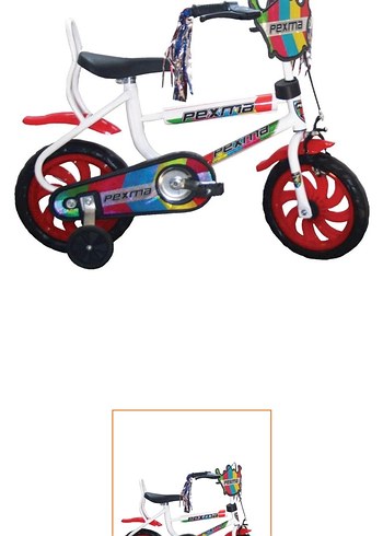 Kırmızı Üç Tekerlekli 2-4 Yaş Bisiklet - Görsel 2