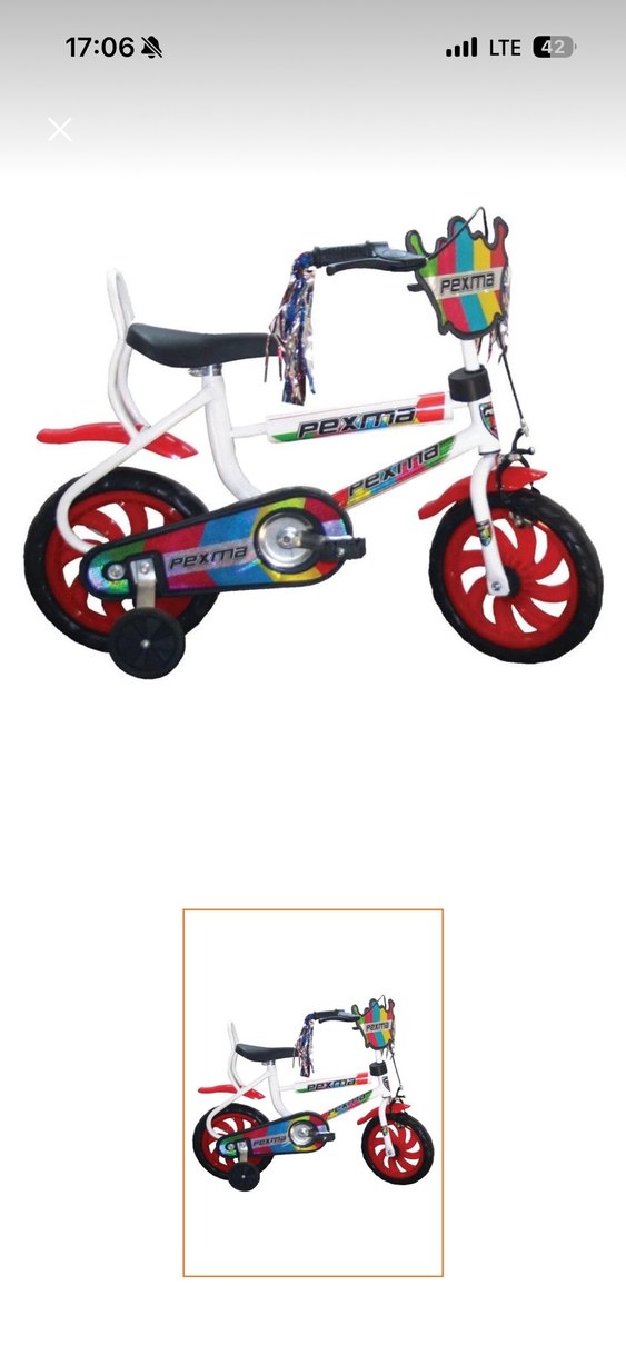 Kırmızı Üç Tekerlekli 2-4 Yaş Bisiklet - Görsel 2