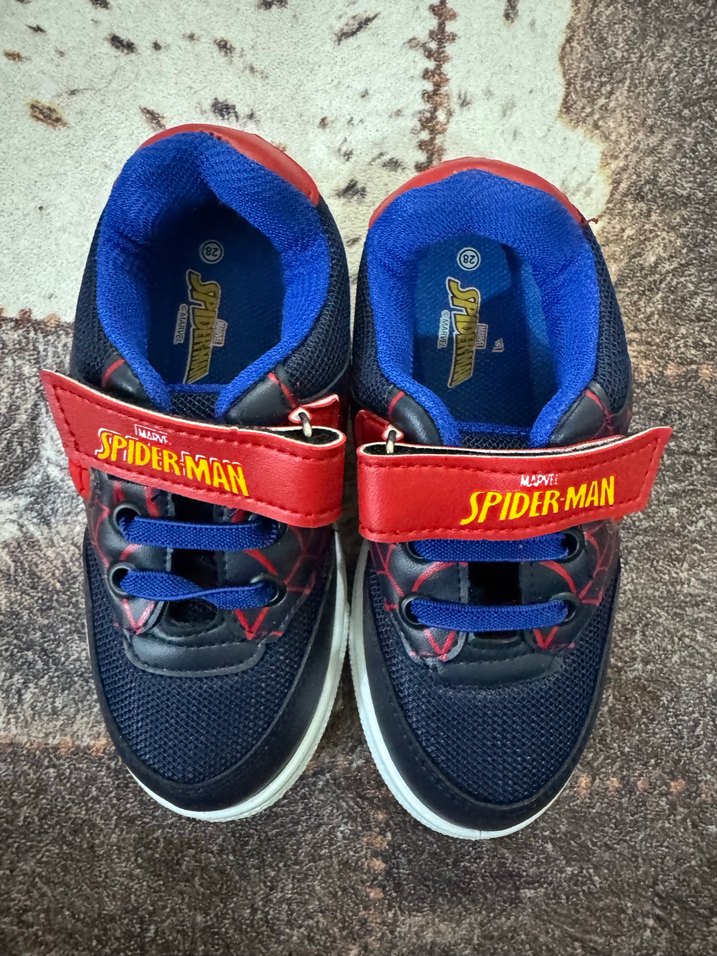 Renkli Spider-Man Erkek Çocuk Spor Ayakkabı - Görsel 5