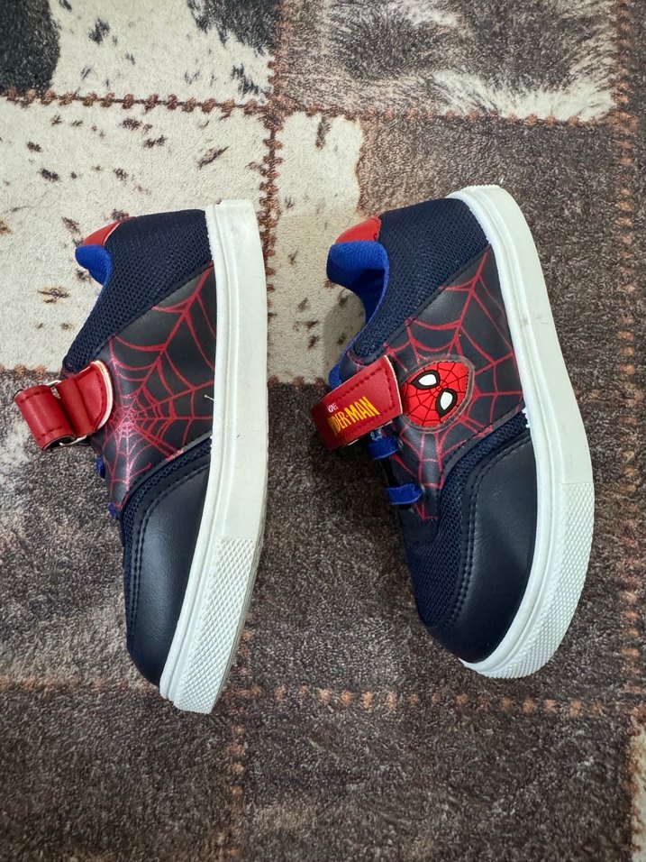 Renkli Spider-Man Erkek Çocuk Spor Ayakkabı - Görsel 2