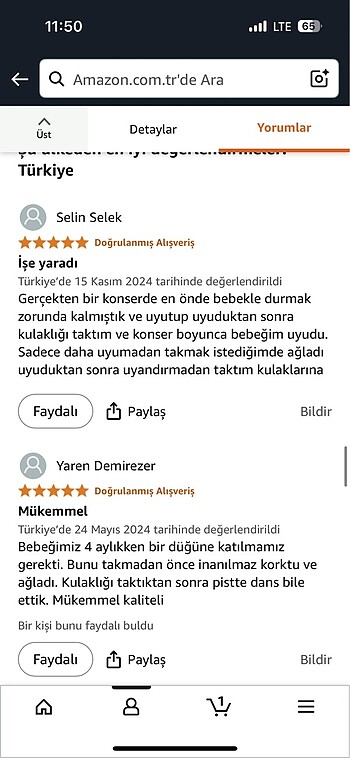 Bebek uçak gürültü kulaklığı - Görsel 9