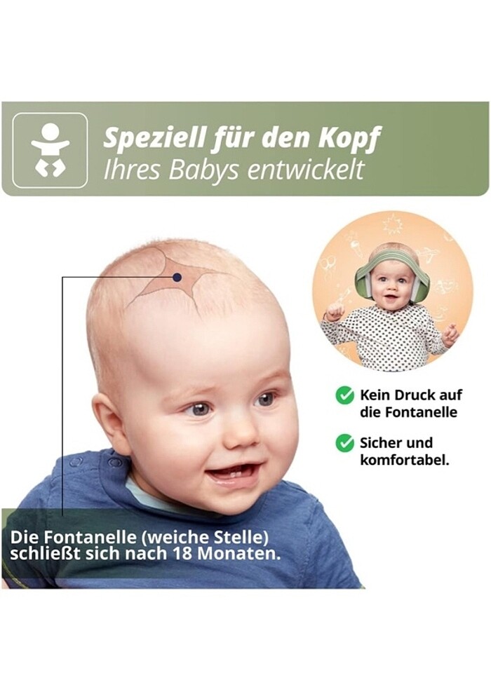 Bebek uçak gürültü kulaklığı - Görsel 3