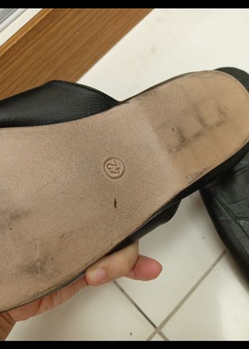 Erkek Siyah Yılan Desenli Tokalı Ev Terliği - Görsel 2