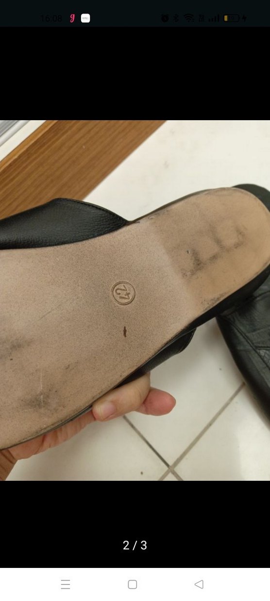 Erkek Siyah Yılan Desenli Tokalı Ev Terliği - Görsel 2