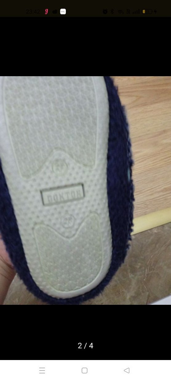 Renkli Nakışlı Kız Çocuk Ev Terliği 27.28 - Görsel 2