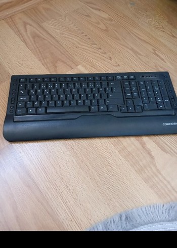 Siyah Ergonomik Bilek Destekli Klavye - Görsel 4