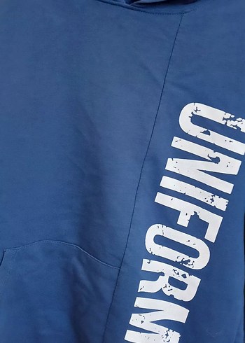 Erkek Çocuk Lacivert Fermuarlı Sweatshirt - Görsel 2