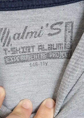 Gri Erkek Çocuk Sweatshirt, Bisiklet Yaka, Uzun Kollu - Görsel 5