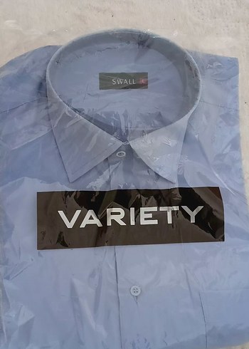 Acık mavi Erkek uzun Kollu Gömlek - Görsel 4