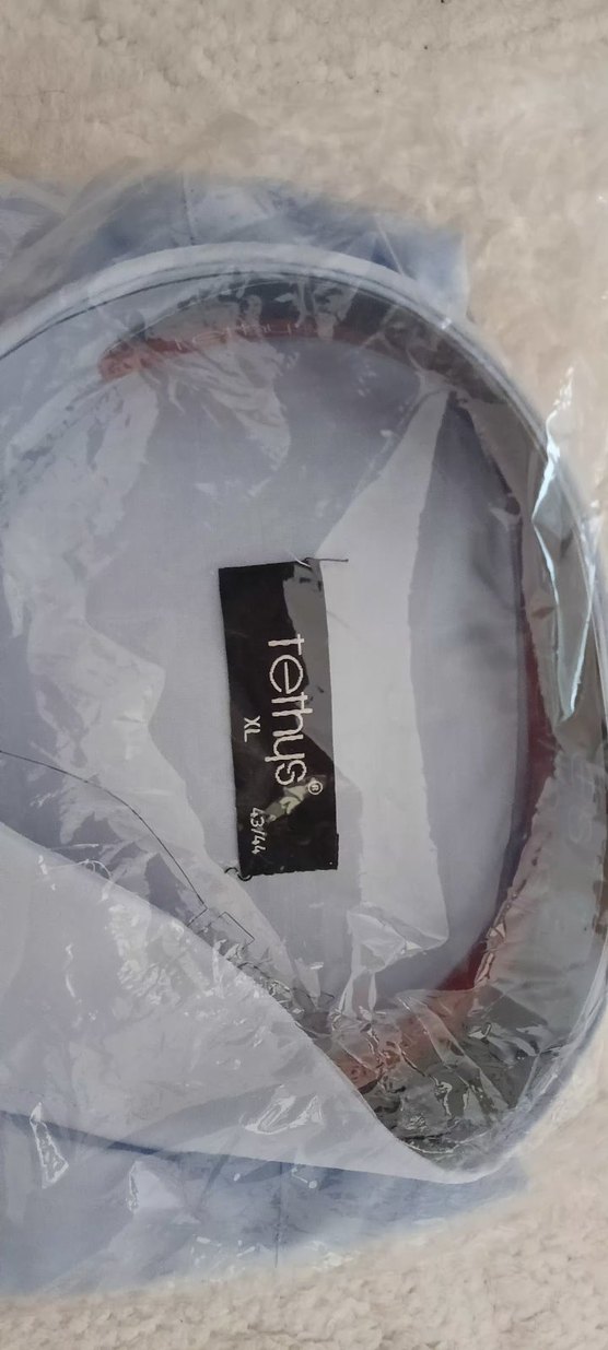 Acık mavi Erkek uzun Kollu Gömlek - Görsel 3