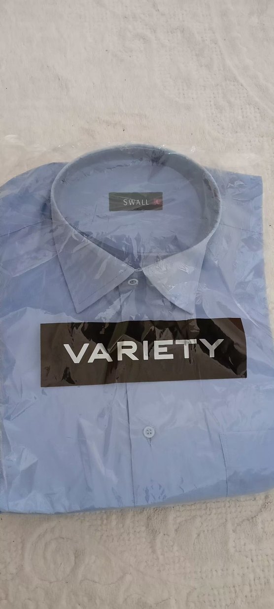 Acık mavi Erkek uzun Kollu Gömlek - Görsel 4