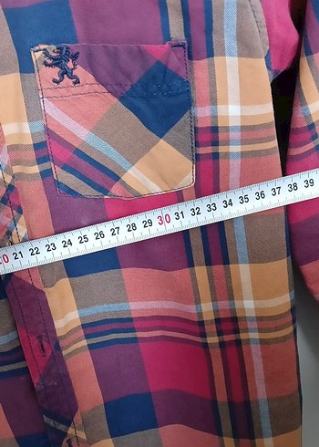 Erkek Çok Renkli Kareli Uzun Kollu Gömlek - Görsel 3