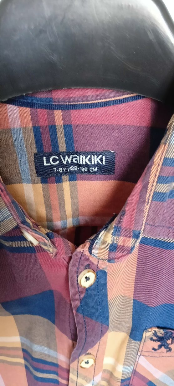 Erkek Çok Renkli Kareli Uzun Kollu Gömlek - Görsel 2