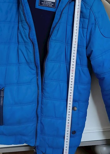 Erkek Çocuk Mavi Fermuarlı Mont - Görsel 3