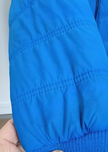 Erkek Çocuk Mavi Fermuarlı Mont - Görsel 4