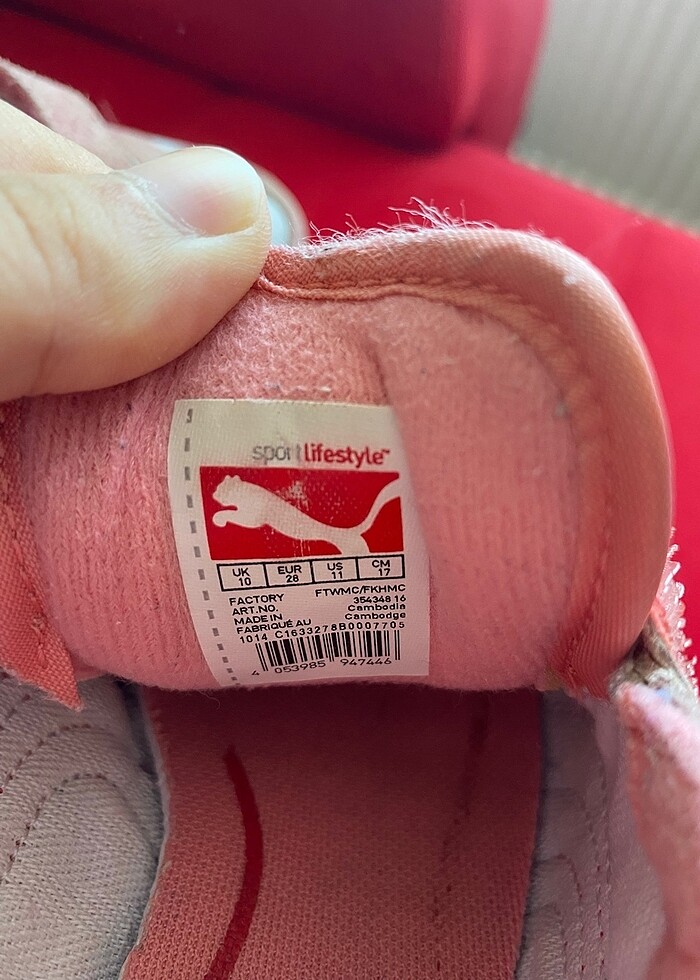 Puma çocuk spor ayakkabı - Görsel 3