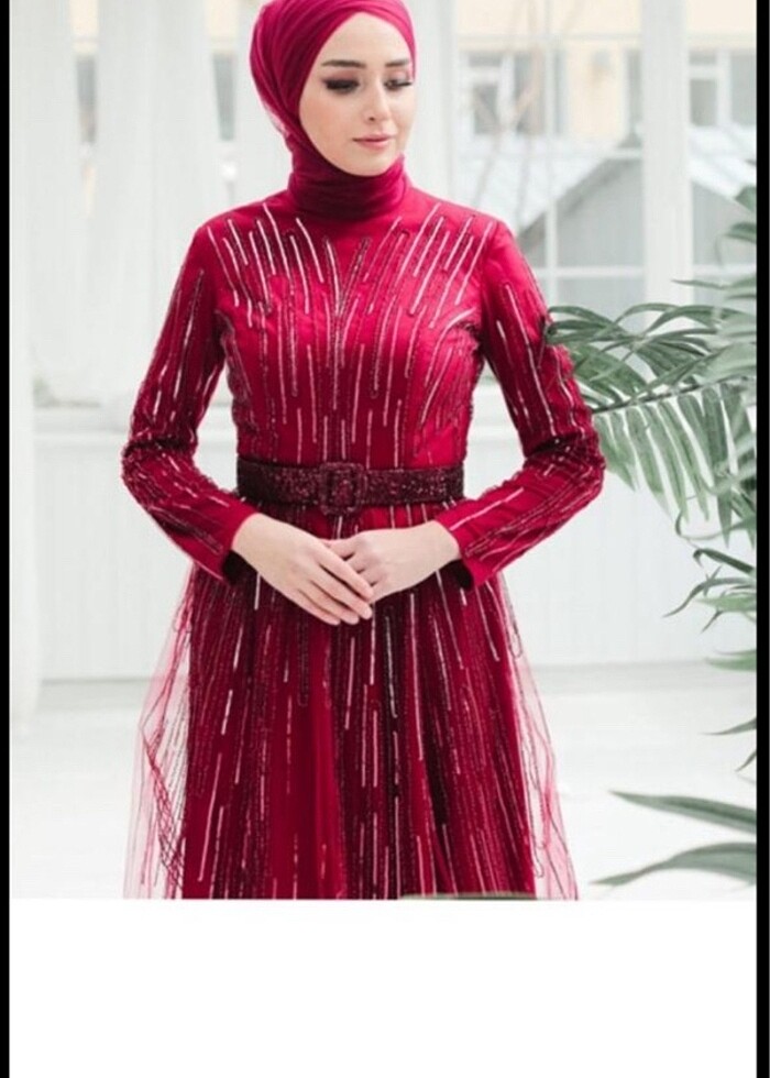 Minel aşk tesettür abiye - Görsel 3