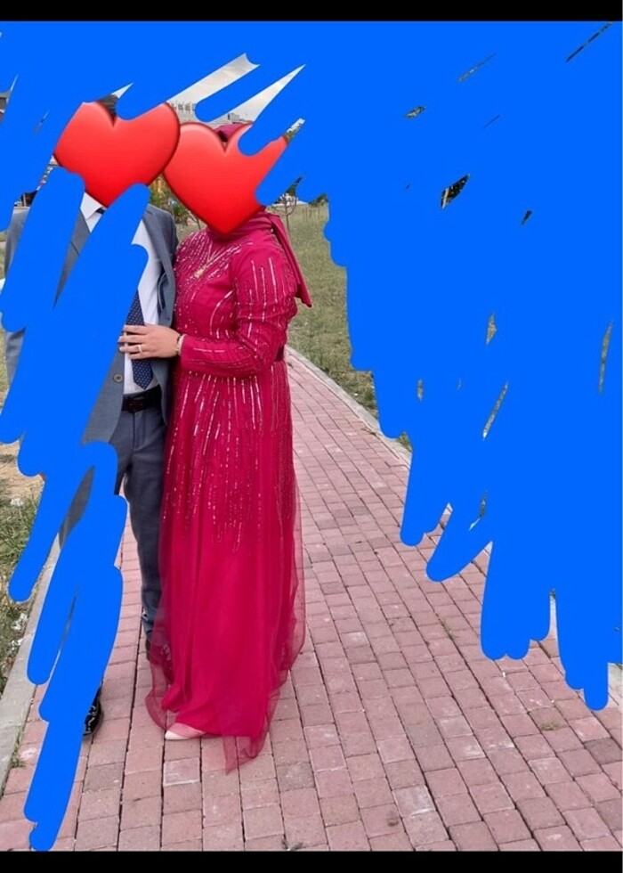 Minel aşk tesettür abiye - Görsel 4