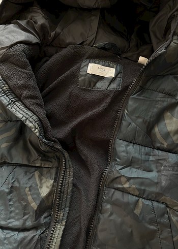 Mango Erkek Çocuk Kamuflaj Desenli Yelek - Görsel 3