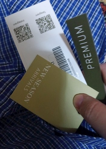 etiketli Gömlek - Görsel 3