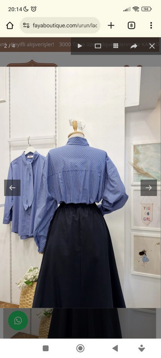 etiketli Gömlek - Görsel 2