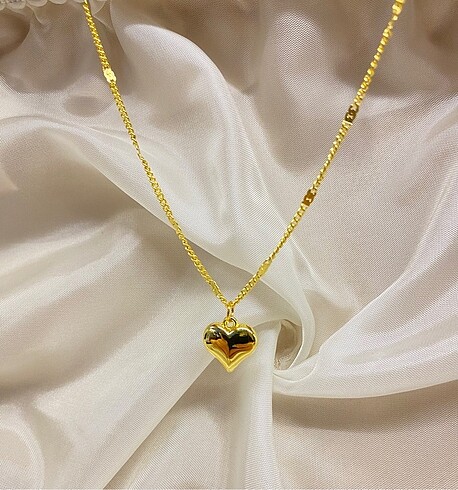 Diğer Dainty charm kalp kolye