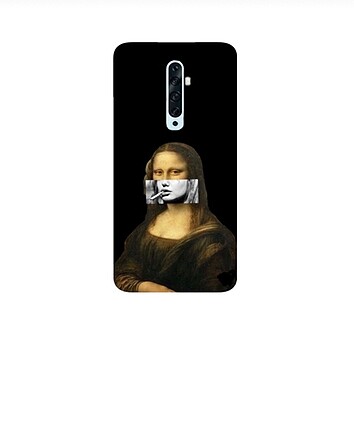 Mona Lisa Baskılı Siyah Kılıf