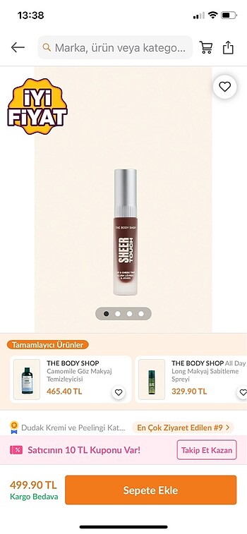 The Body Shop Sheer Touch