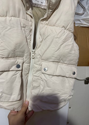 Zara cocuk Fermuarlı Kolsuz Yelek - Görsel 2