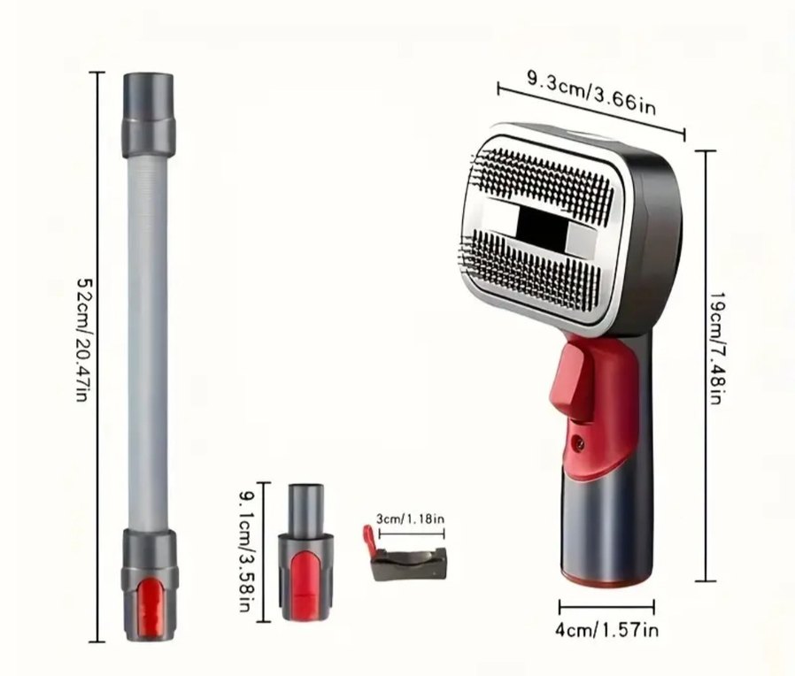 dyson uyumlu kedi köpek tarağı - Görsel 2