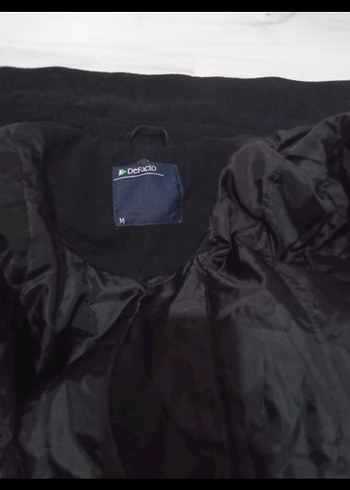 Düğmeli Siyah erkek Trençkot - Görsel 2