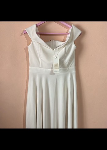 Düşük Omuz Abiye - Görsel 3