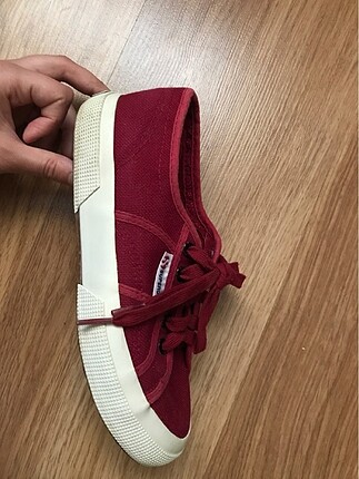 Bordo superga spor ayakkabı