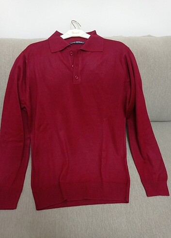m Beden bordo Renk SÜVARİ POLO YAKA REGULAT FİT..M